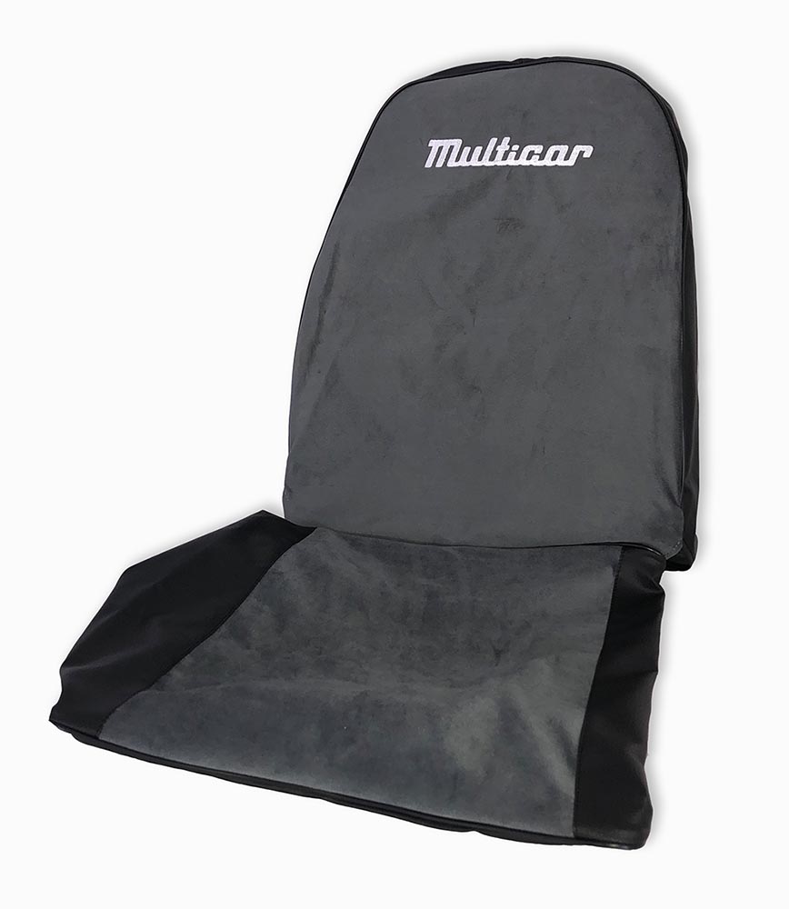 Sitzbezug Schonbezug schwarz / schwarz "Multicar" für Multicar M25