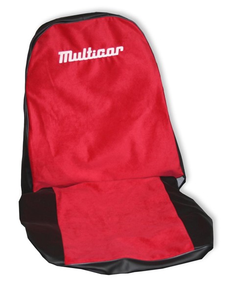 Sitzbezug Schonbezug schwarz / rot Multicar für Multicar M25
